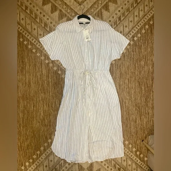 Target A New Day Linen Blend Shirt Dress | Tall Friendly | Brand New with Tags | - Picture 5 of 12